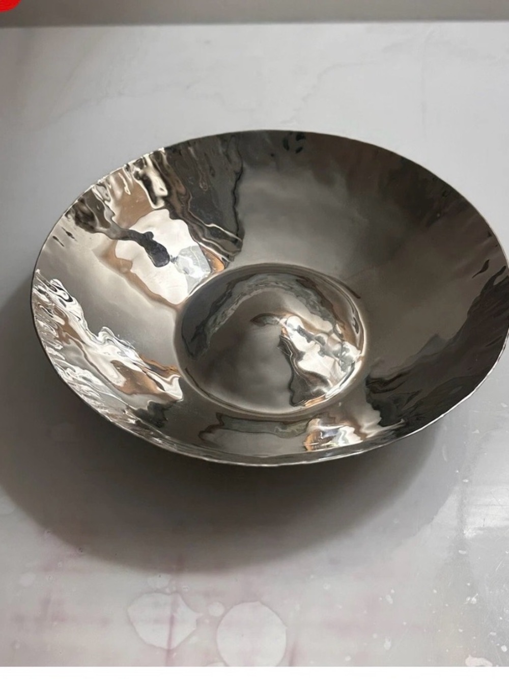 Michael Aram Africa Collection Hammered Stainless Steel 10” Bowl